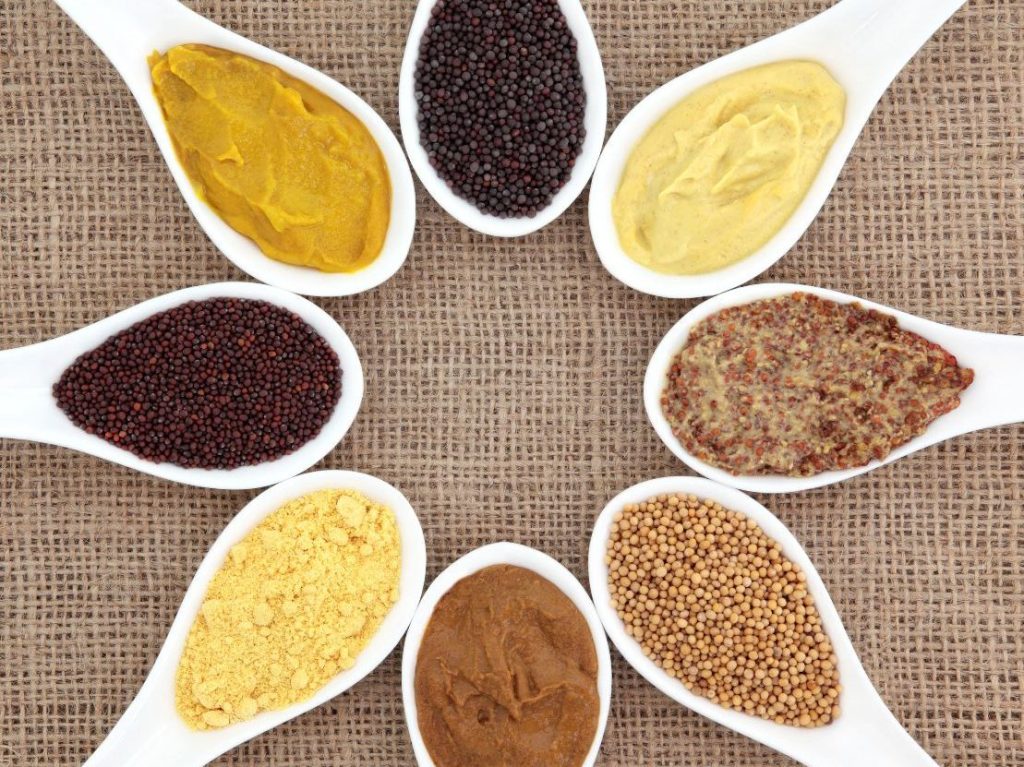 Different types of Mustard